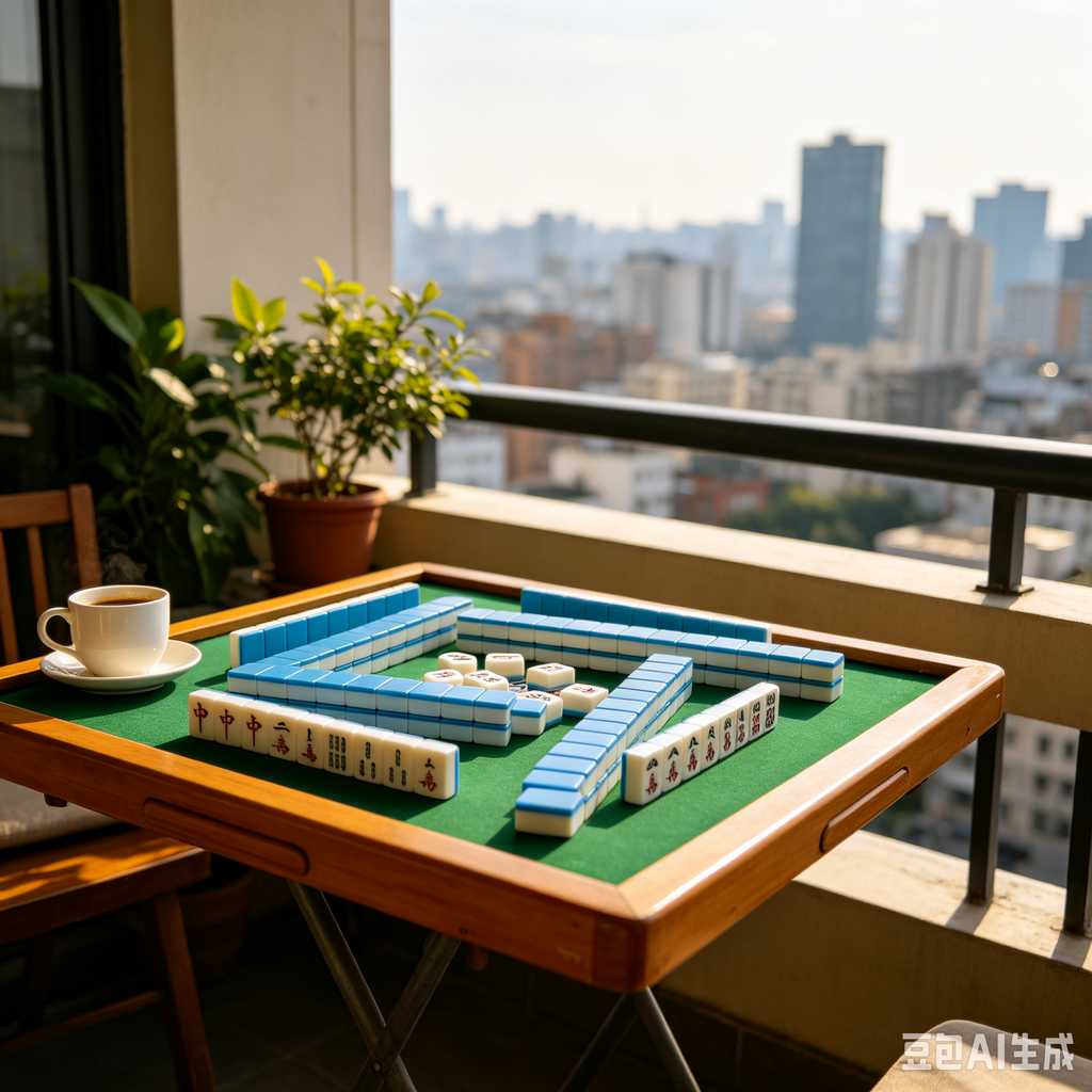 indoor leisure game mahjong set