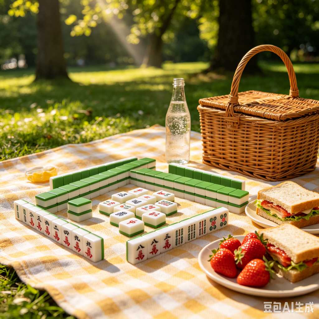 modern text mahjong tiles